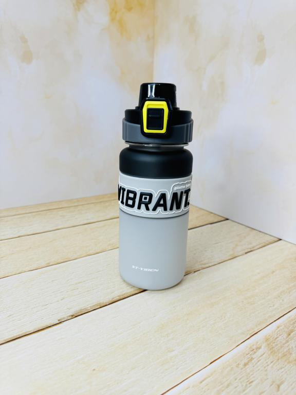 قمقمه دسته دار سه حجم طوسی برند Vibrant کد 2424