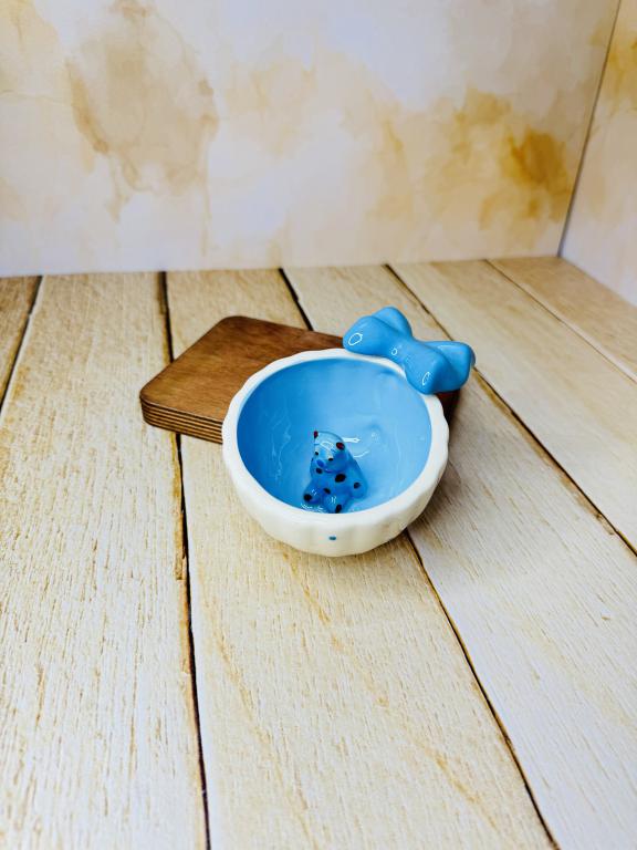 فنجان کف عروسکی دسته پاپیونی کد 2413