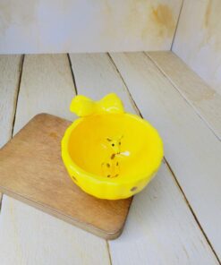 فنجان کف عروسکی دسته پاپیونی کد 2413