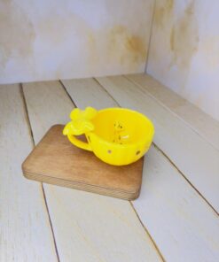 فنجان کف عروسکی دسته پاپیونی کد 2413