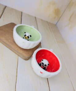 فنجان کف عروسکی دسته ساده فانتزی کد 2414