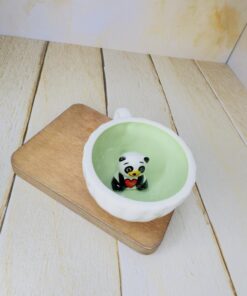 فنجان کف عروسکی دسته ساده فانتزی کد 2414