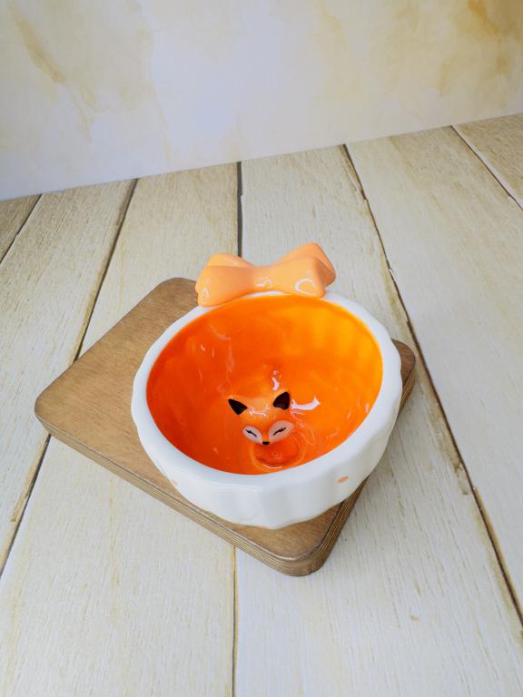 فنجان کف عروسکی دسته پاپیونی کد 2413