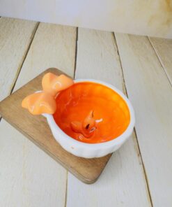 فنجان کف عروسکی دسته پاپیونی کد 2413