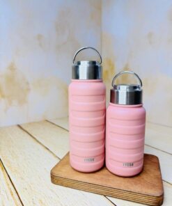 تراول ماگ طرح بطری تیسو (Tyeso) رنگی دوحجم کد 2419