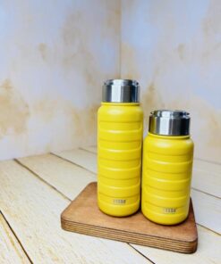 تراول ماگ طرح بطری تیسو (Tyeso) رنگی دوحجم کد 2419