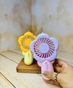 مینی فن (پنکه شارژی) طرح گل کد 2425