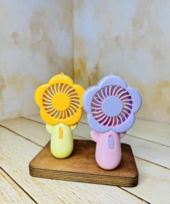 مینی فن (پنکه شارژی) طرح گل کد 2425