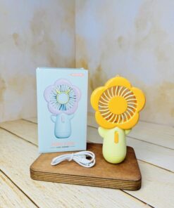 مینی فن (پنکه شارژی) طرح گل کد 2425