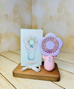 مینی فن (پنکه شارژی) طرح گل کد 2425