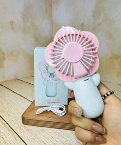 مینی فن (پنکه شارژی) طرح گل کد 2425