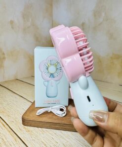 مینی فن (پنکه شارژی) طرح گل کد 2425