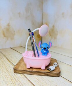 چراغ خواب و جاقلمی طرح وان حمام استیچ کد 2428