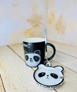 ماگ مشکی در عروسکی پاندا کد 2495