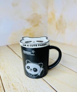 ماگ مشکی در عروسکی پاندا کد 2495