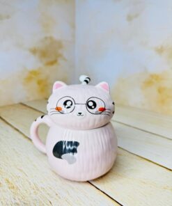 ماگ فانتزی طرح گربه تپل کد 2500