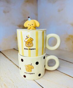 ماگ فانتزی در سیلیکونی سگ خندان کد 2502