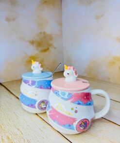 ماگ رنگی یونیکورن برجسته کد 2504