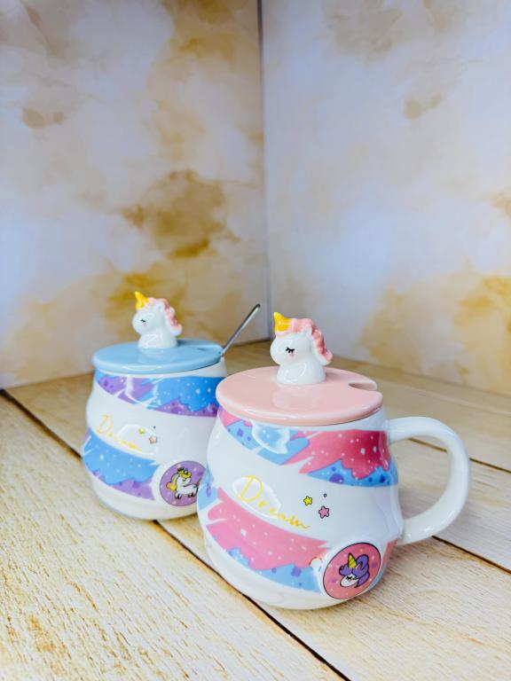 ماگ رنگی یونیکورن برجسته کد 2504