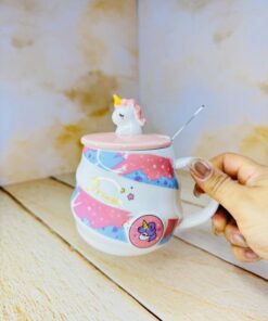 ماگ رنگی یونیکورن برجسته کد 2504