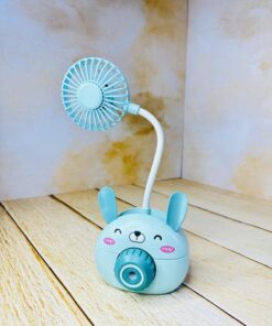 پنکه شارژی و جاقلمی طرح خرگوش کد 2510