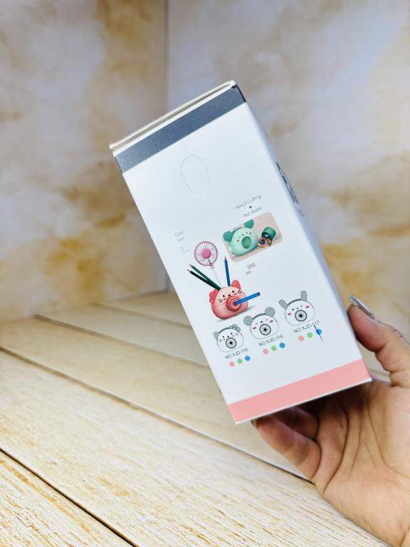 پنکه شارژی و جاقلمی طرح خرگوش کد 2510