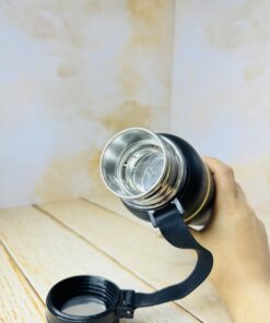 فلاسک استیل 800 میل مشکی VACUUM کد 2514