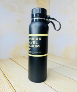 فلاسک استیل 800 میل مشکی VACUUM کد 2514