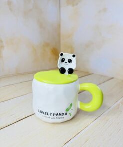 ماگ طرح پاندا دسته پهن کد 2523