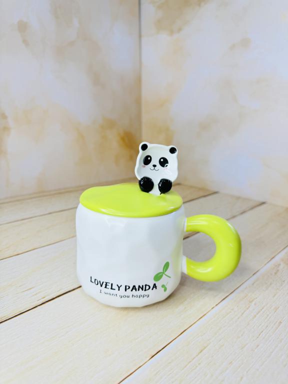 ماگ طرح پاندا دسته پهن کد 2523