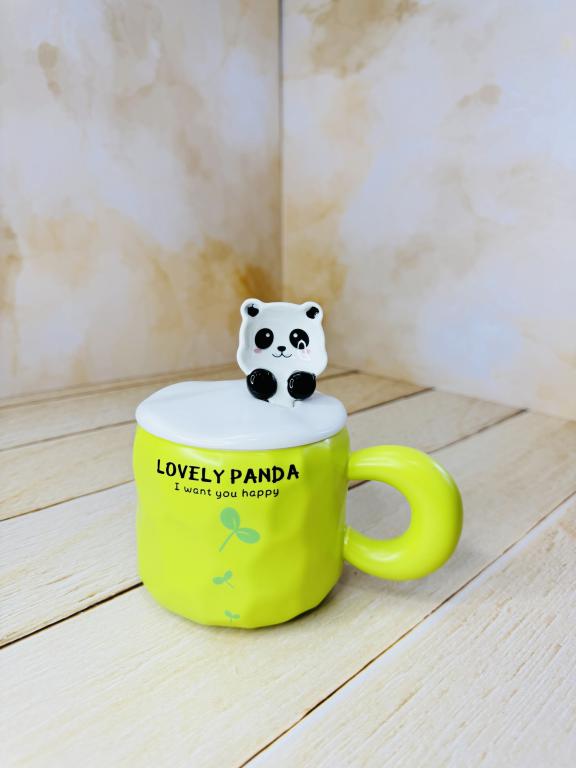 ماگ طرح پاندا دسته پهن کد 2523