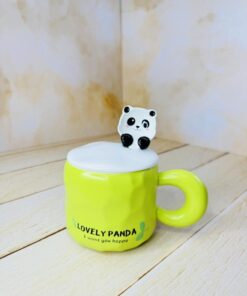 ماگ طرح پاندا دسته پهن کد 2523