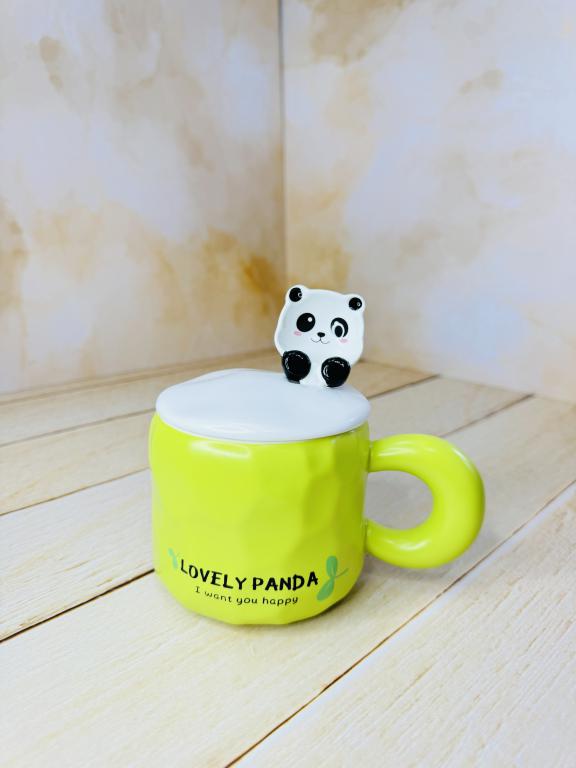 ماگ طرح پاندا دسته پهن کد 2523