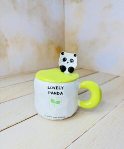 ماگ طرح پاندا دسته پهن کد 2523