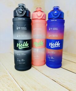 قمقمه اسپرت دورنگ HELLO کد 2536