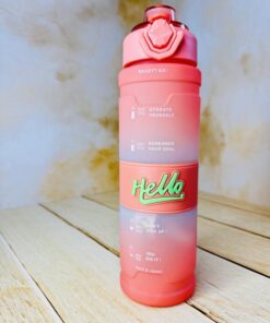 قمقمه اسپرت دورنگ HELLO کد 2536
