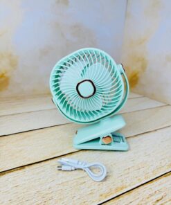 پنکه شارژی گیره دار کد 2548