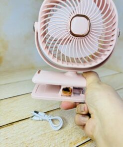 پنکه شارژی گیره دار کد 2548