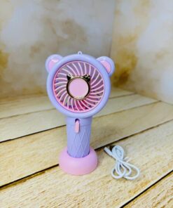 مینی پنکه شارژی طرح خرس فانتزی کد 2551