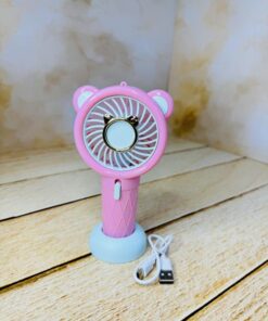 مینی پنکه شارژی طرح خرس فانتزی کد 2551