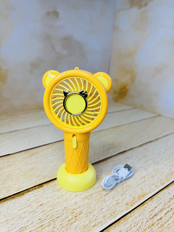 مینی پنکه شارژی طرح خرس فانتزی کد 2551