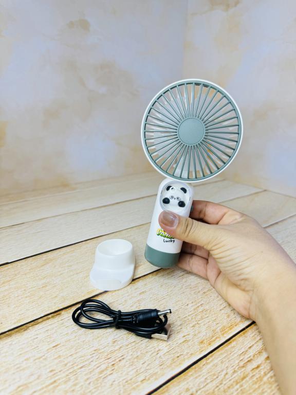 پنکه شارژی استند دار طرح حیوانات کد 2552