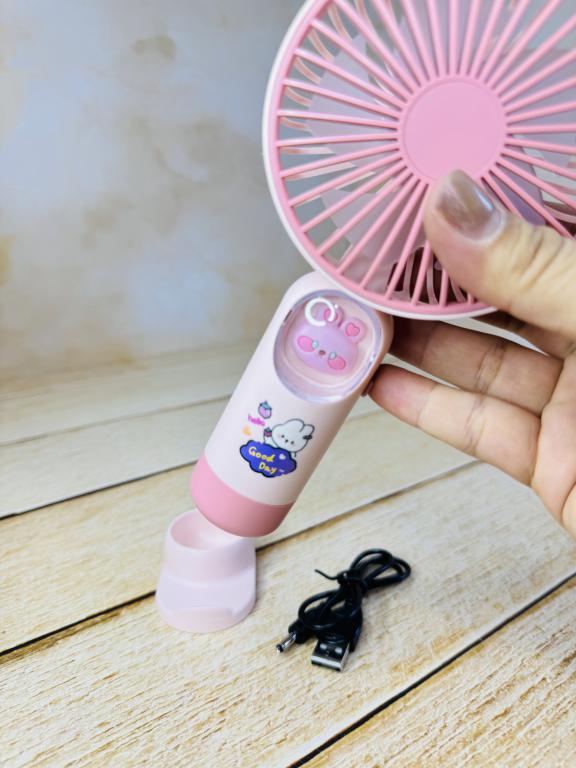 پنکه شارژی استند دار طرح حیوانات کد 2552