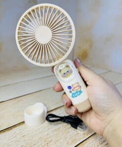 پنکه شارژی استند دار طرح حیوانات کد 2552