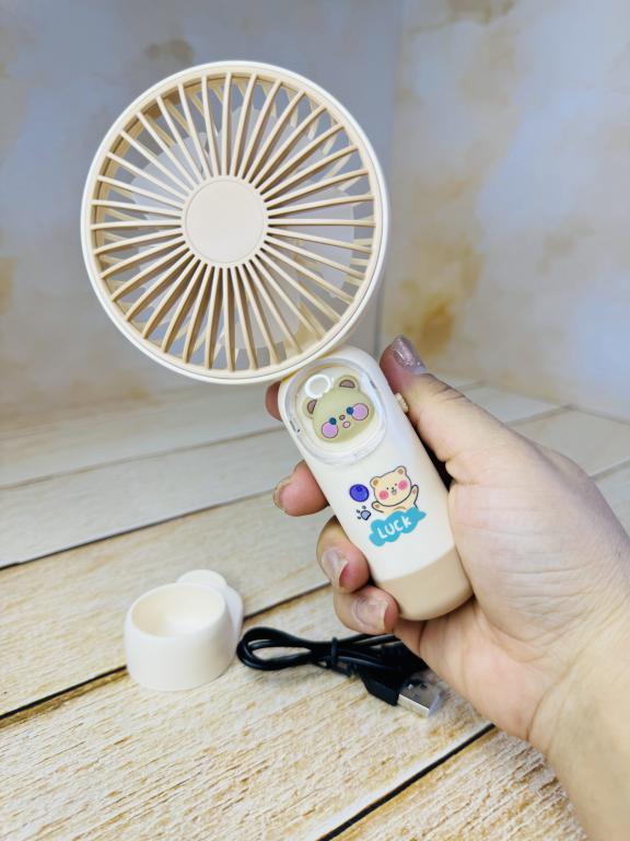 پنکه شارژی استند دار طرح حیوانات کد 2552