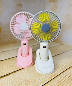 پنکه شارژی رومیزی استند دار گیره ای کد 2553