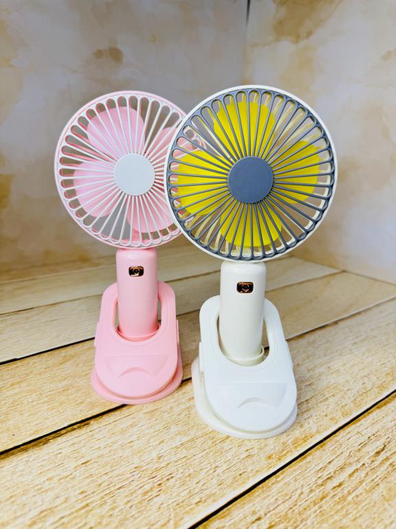 پنکه شارژی رومیزی استند دار گیره ای کد 2553