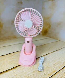 پنکه شارژی رومیزی استند دار گیره ای کد 2553