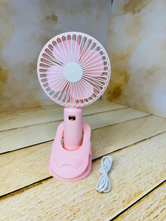 پنکه شارژی رومیزی استند دار گیره ای کد 2553