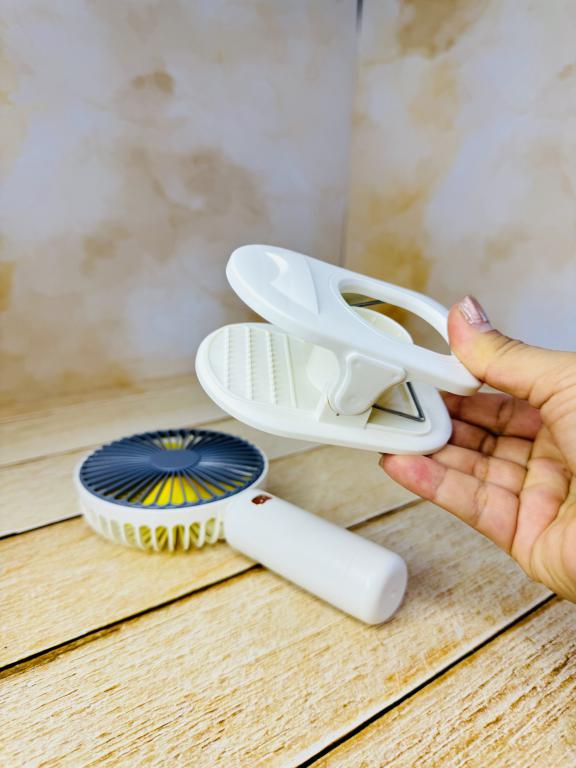 پنکه شارژی رومیزی استند دار گیره ای کد 2553